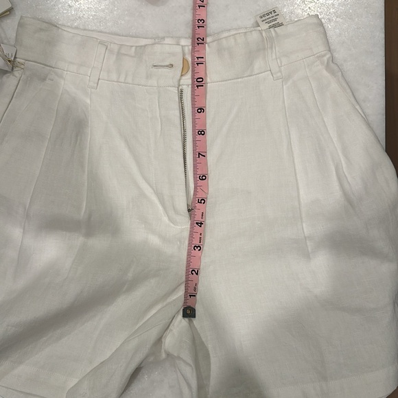 NWT Aritzia white linen short size 2 - Picture 9 of 9